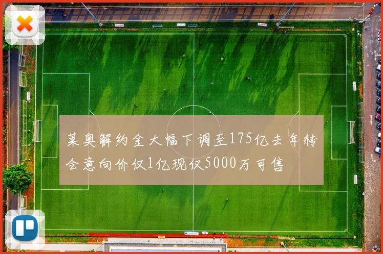 莱奥解约金大幅下调至175亿去年转会意向价仅1亿现仅5000万可售